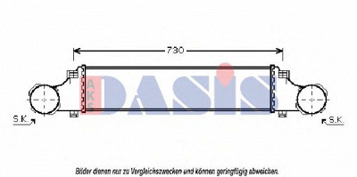 AKS DASIS 127001n -  Интеркулер